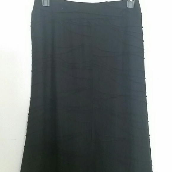 Skirt Black Multiples stretchy monochrome maxi - Picture 1 of 7